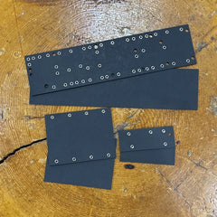 Fender Style 6g3 Brown Deluxe Eyelet Fiberboard Set Tube Vintage Amp Parts USA
