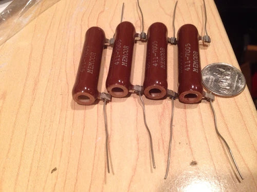Qty 4: Memcor WIREWOUND RESISTOR 100Ohms 100 OHMS NOS Tube Amp Hifi Repair Ham