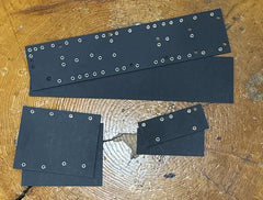 Fender Style Vintage Sized 6g3 Circuit Brown Deluxe Eyelet Fiberboard Full Set