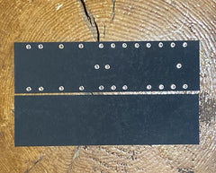 Fender Style Musicmaster Bass Eyelet Fiberboard Tube Amp Parts USA Caps On Board