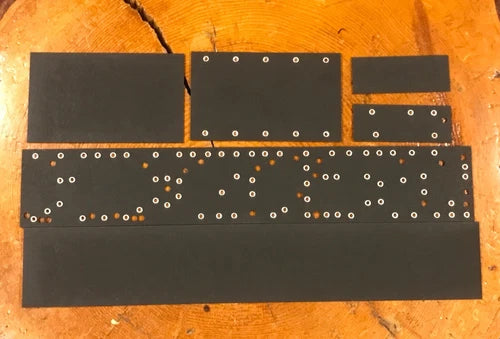 Fender Style AB763 Deluxe / Vibrolux Reverb Eyelet Fiberboard Set Tube Amp Parts