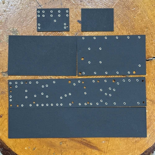 Fender Style AB165 Bassman Eyelet Fiberboard Set Vintage Size Tube Amp Parts USA