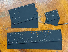 Fender Style AB165 Bassman Eyelet Fiberboard Set Vintage Size Tube Amp Parts USA