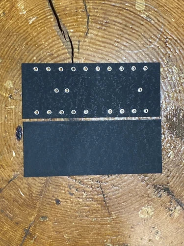 Fender Style Musicmaster Bass Eyelet Fiberboard Tube Amp Parts USA Vintage Board